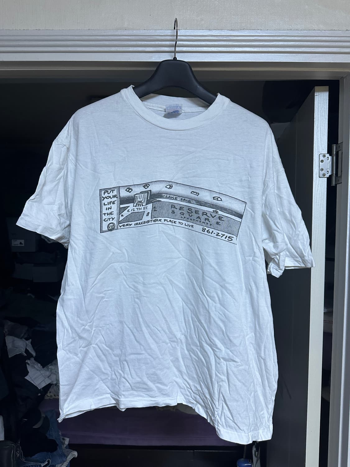 [XL] 90s 싱글스티치 헤인즈 빈티지 티셔츠 상품이미지1