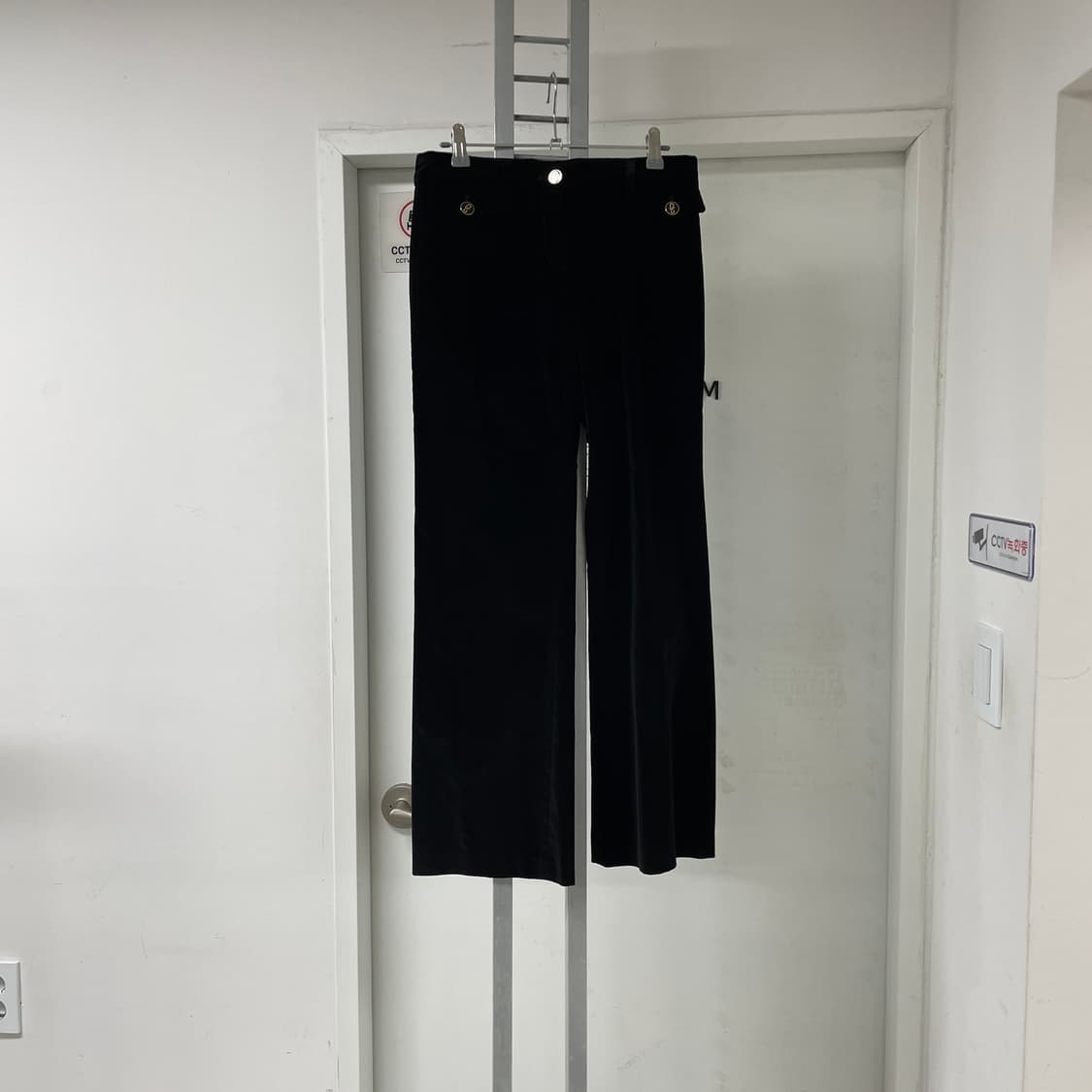 돌체앤가바나 벨벳 블랙 팬츠 40(W) 상품이미지1