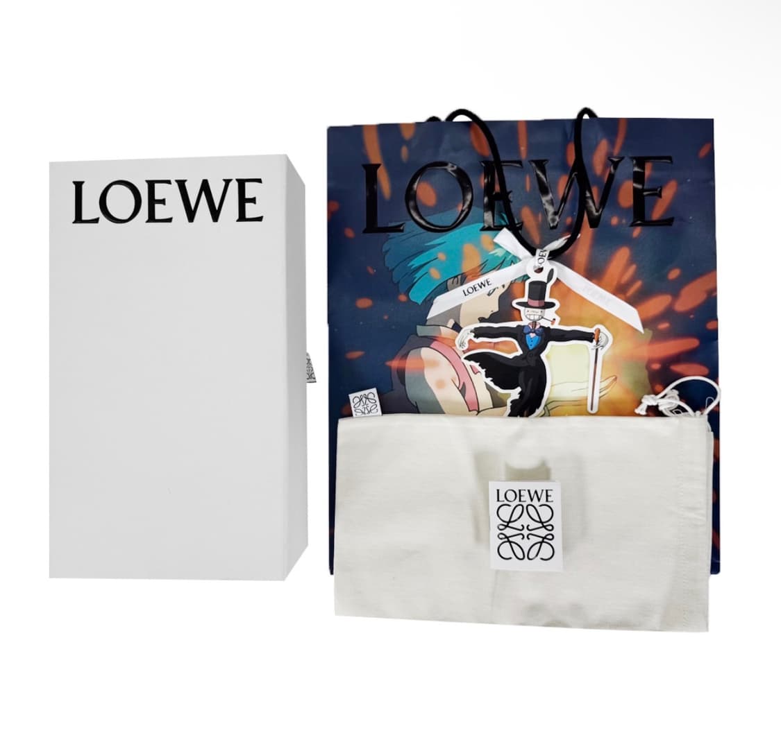 [38] 로에베 x 하울의움직이는성 데님 아나그램 플랩 스니커즈 블루 상품이미지10