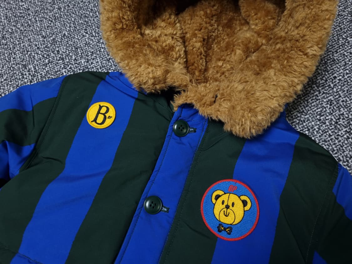 [무료배송][110]베베드피노 테디베어 덕다운 패딩 상품이미지4