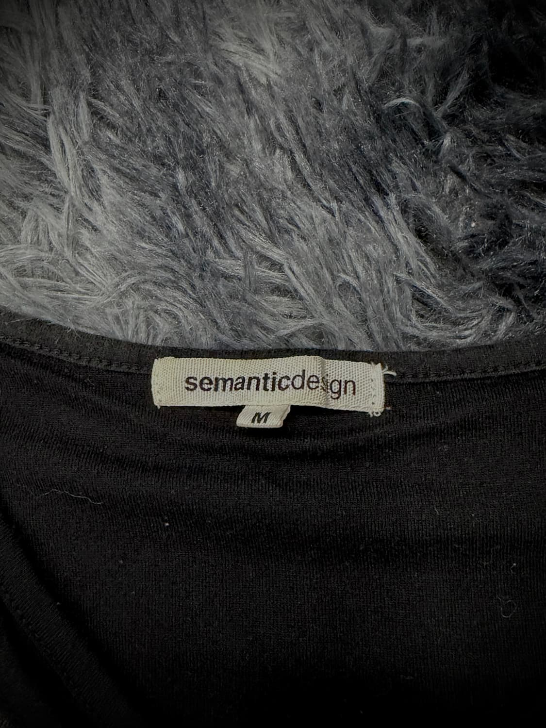 Semantic Design 블랙 타이다이 프린지 디테일 롱슬 상품이미지9