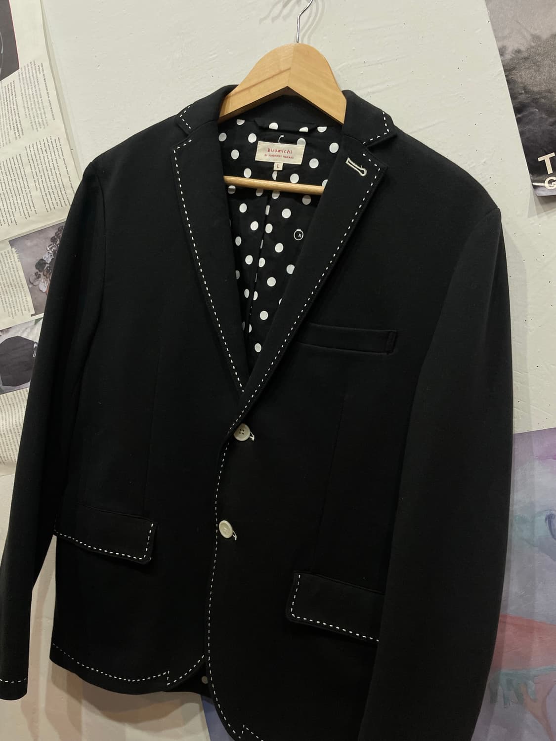 hiromichi nakano 싱글스티치 자켓  상품이미지2