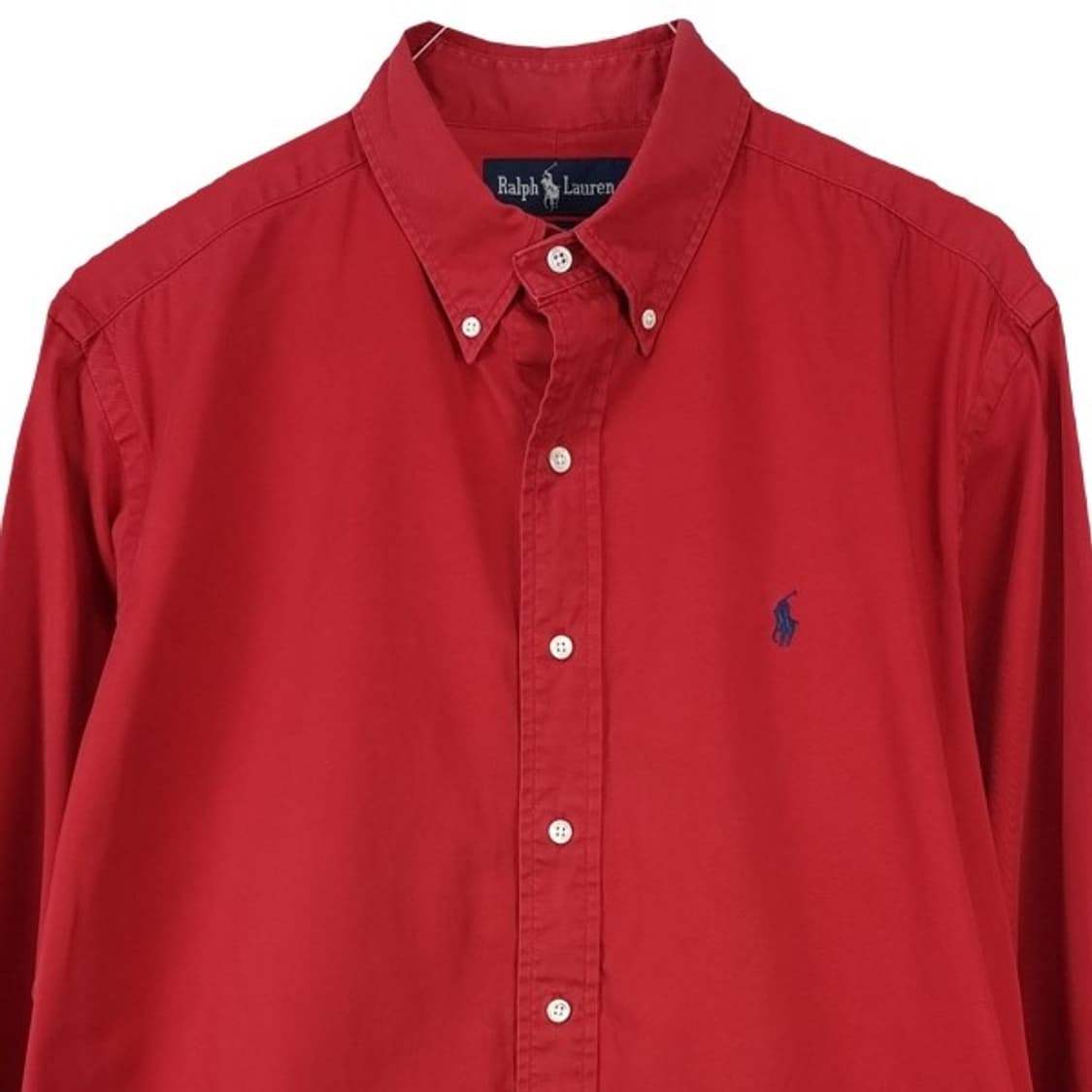 [폴로 랄프로렌] 포니 로고 자수 빈티지 루즈핏 셔츠 레드 M19776 상품이미지4