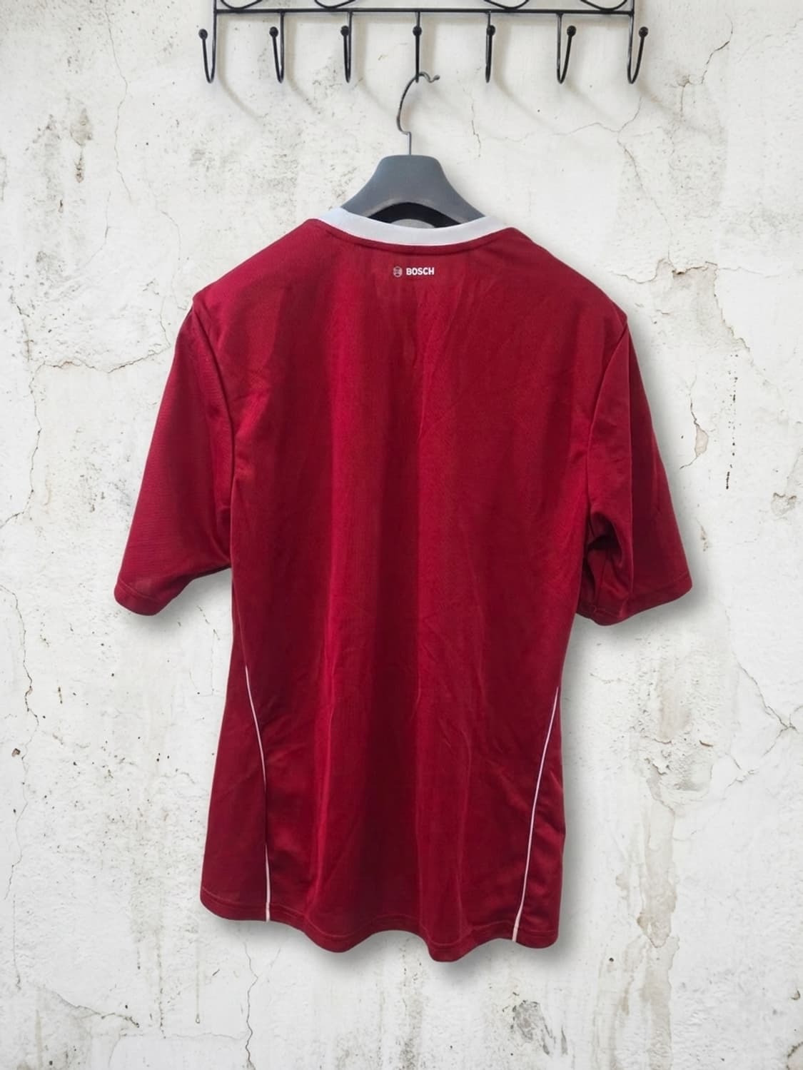 아디다스 빨간색 반팔 티셔츠 L 상품이미지2