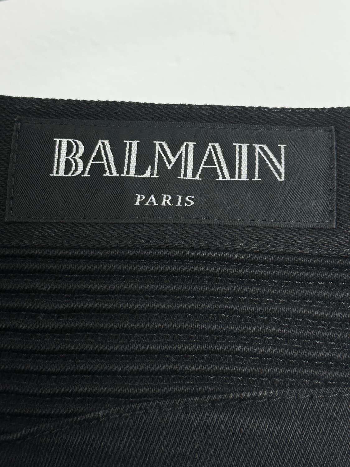 Balmain Coated Biker Denim Jeans 상품이미지6