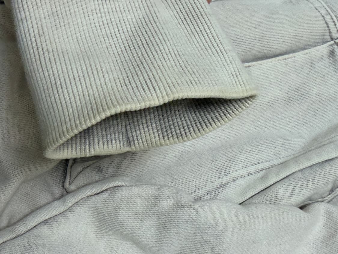 미스치프 빅포켓 후디 핑크그레이 상품이미지6