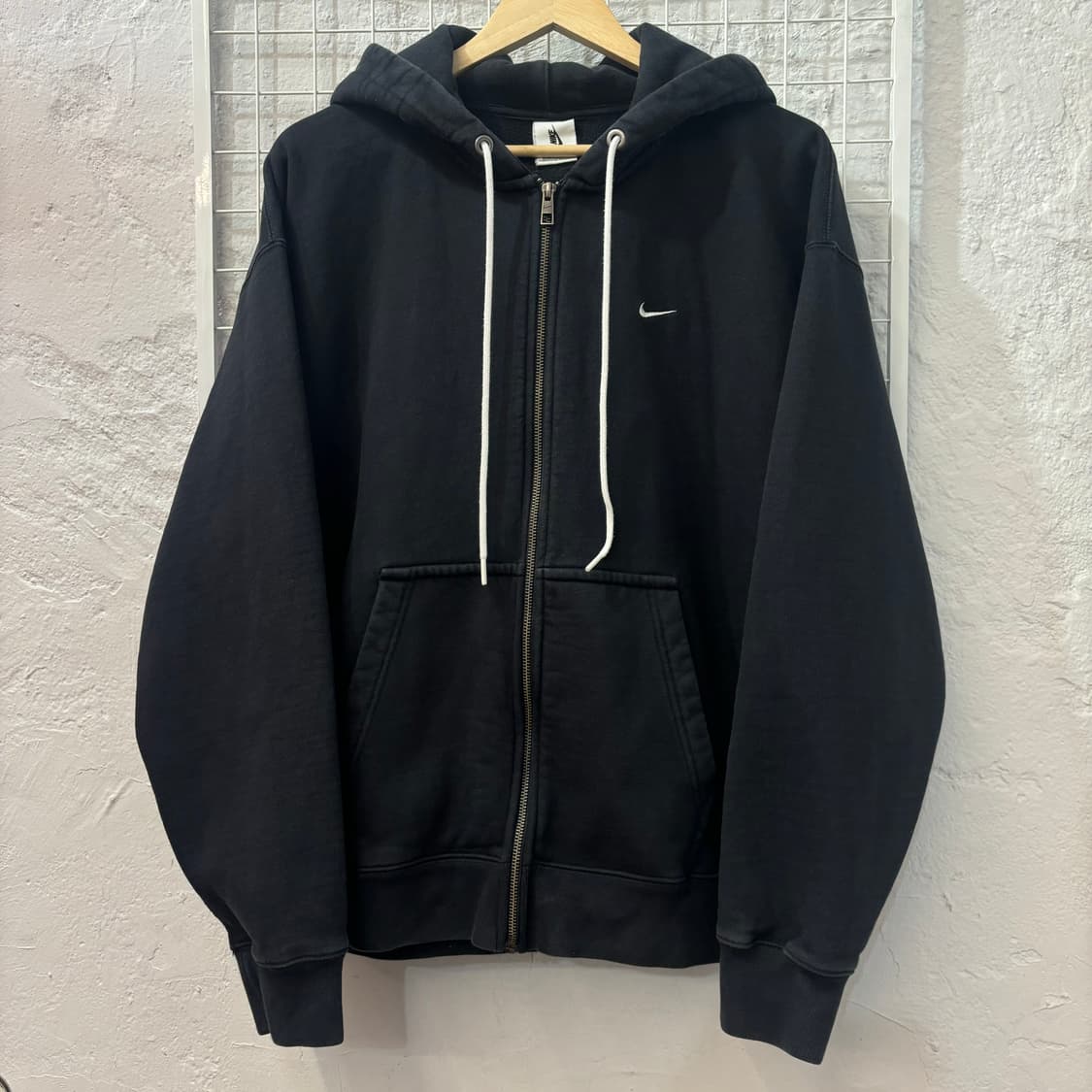 나이키 NRG 솔로 스우시 블랙 후드집업 XL 상품이미지1