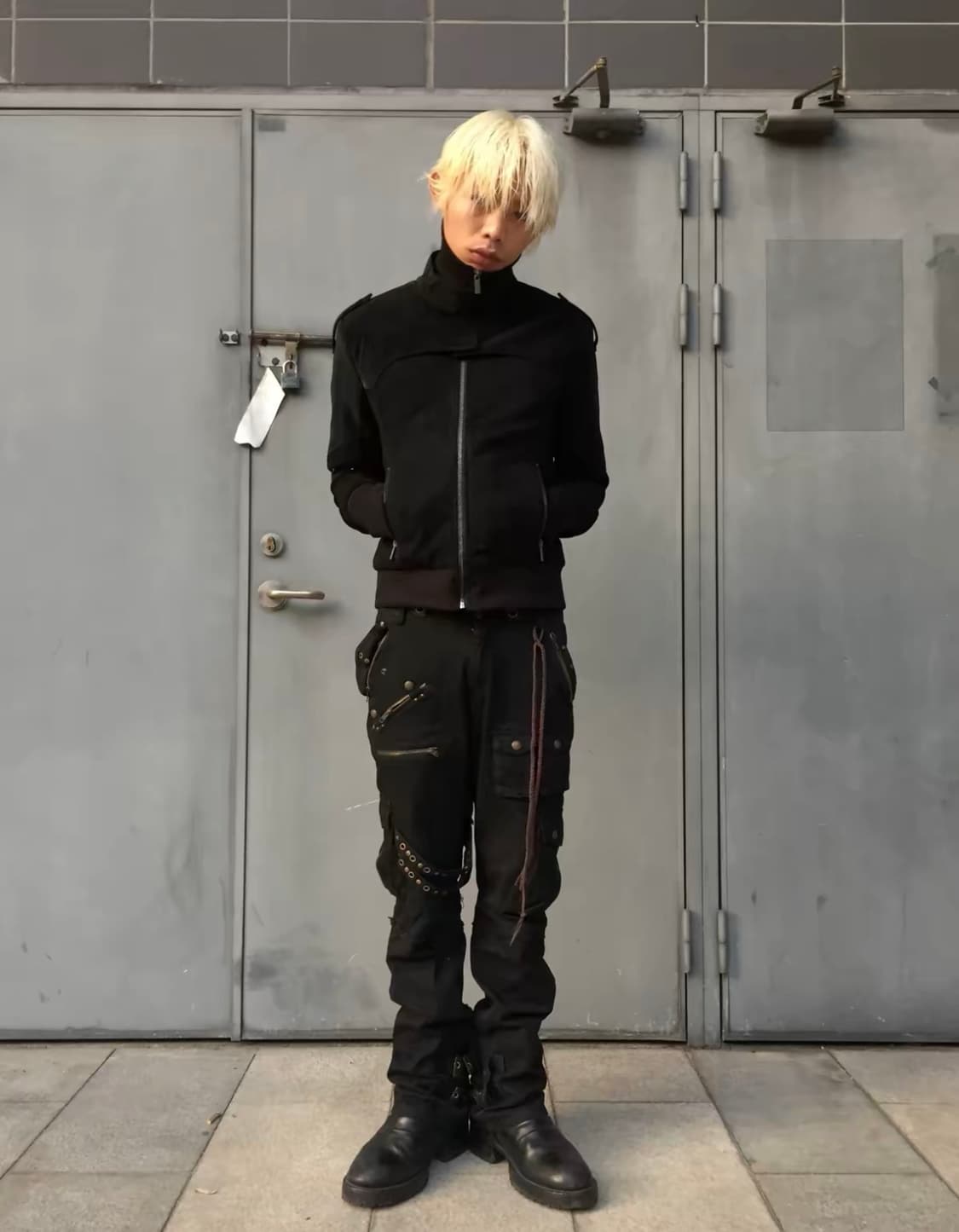 High neck Suede jacket 상품이미지4