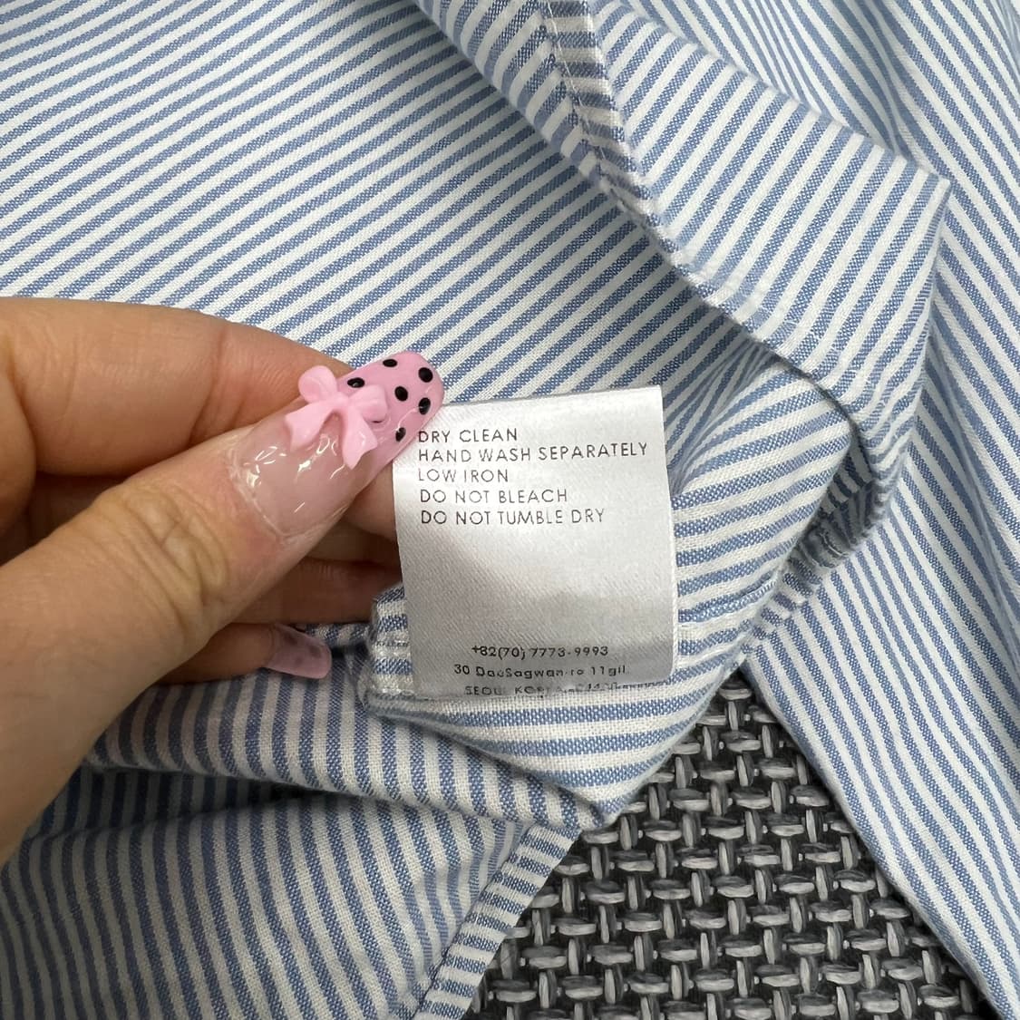 마르디메크르디 스트라이프 셔츠 상품이미지4