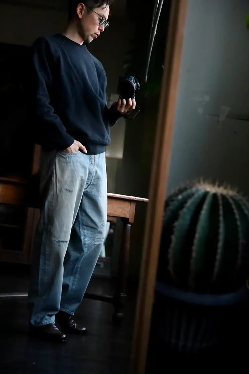 아프레쎄 25ss No.37 블리치 데님 30x30 상품이미지3