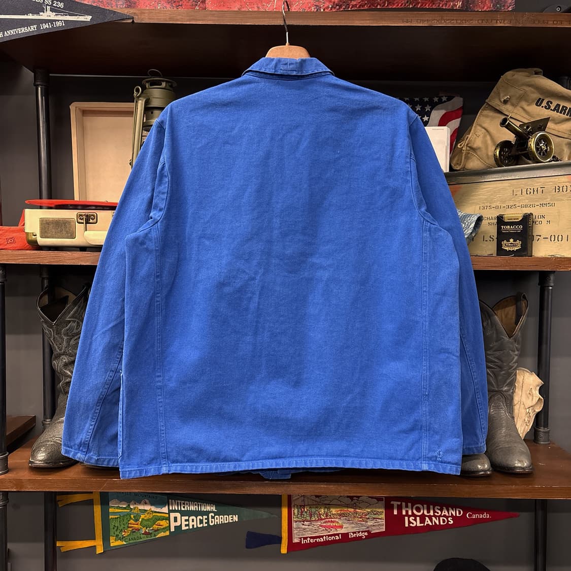 60s-70s 프렌치 워크 자켓 / 빈티지 초어 자켓 워크 웨어 N798 상품이미지2