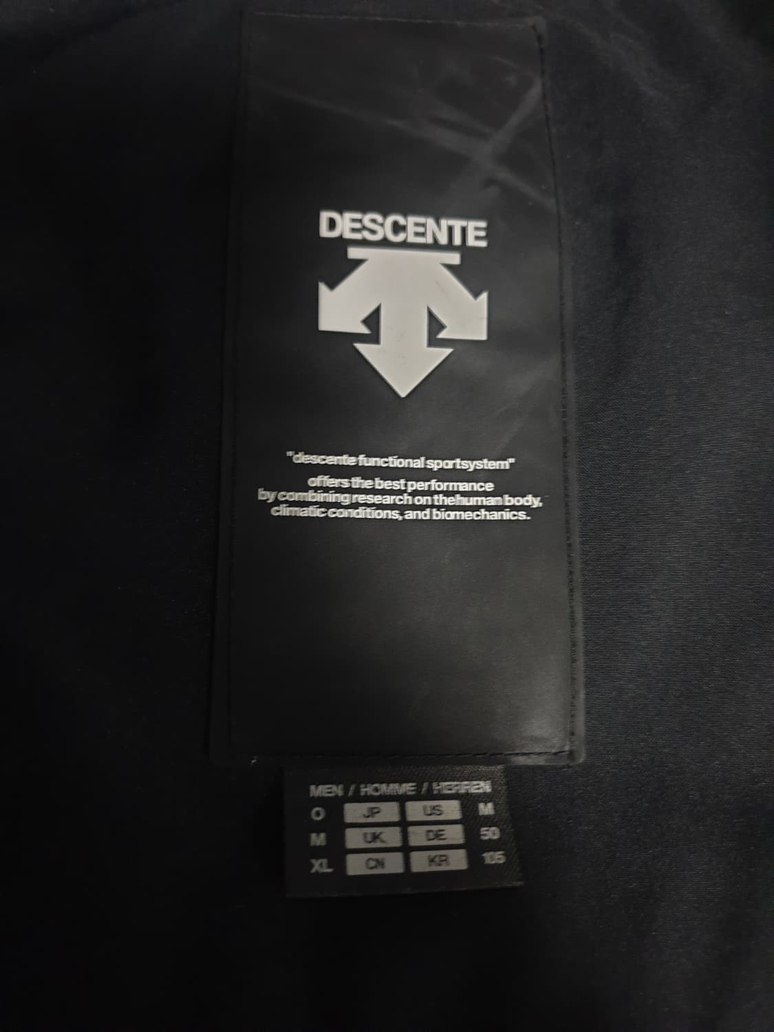 데상트 덕다운 패딩 블랙 (XL) 상품이미지5