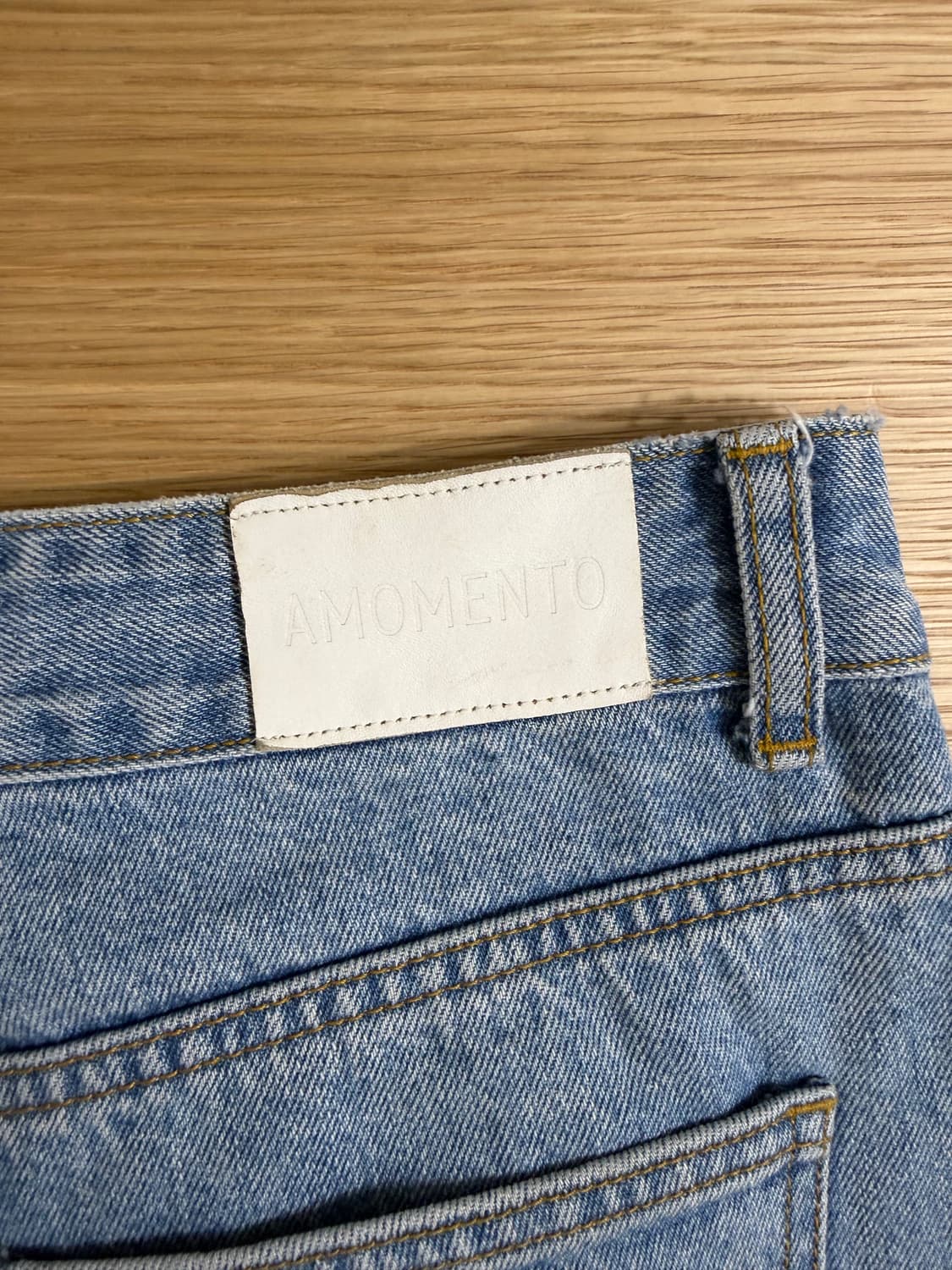 아모멘토 리사이클 데님 라이트블루 L 상품이미지5