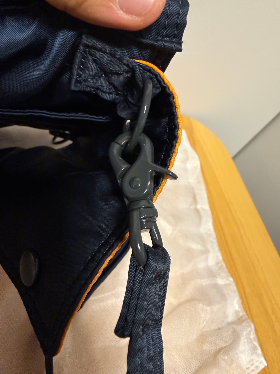 요시다 포터 탱커 스냅버튼 숄더백 아이언블루 상품이미지4