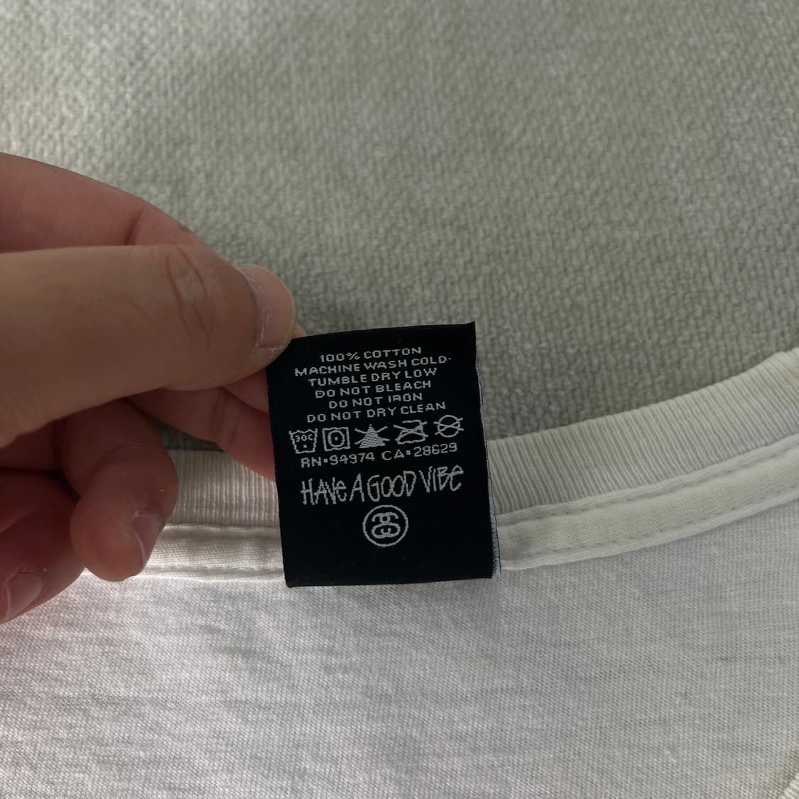 105 스투시 한정판 월드투어 반팔 티셔츠 상품이미지4