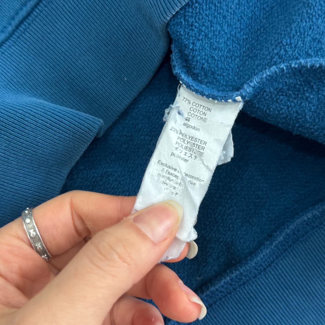 Gap 갭 네이비 로고 딥블루 후드티  상품이미지6