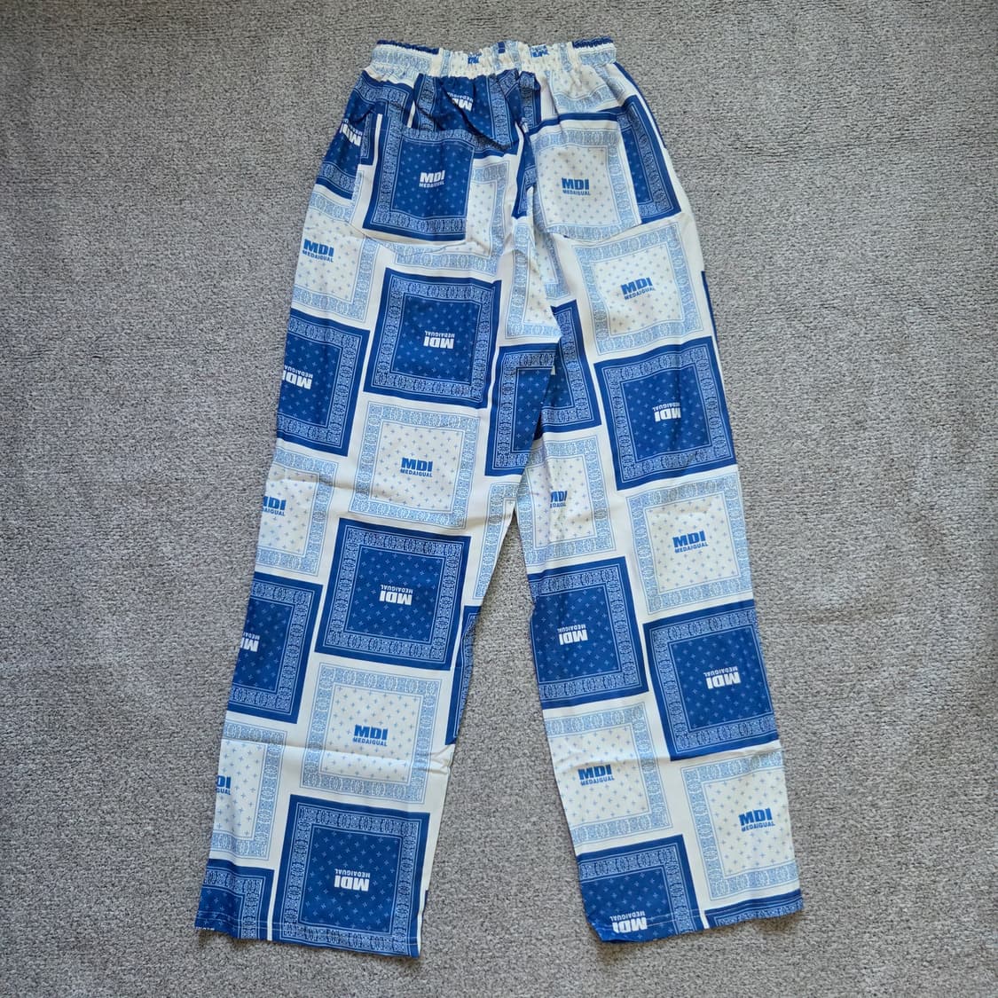 Japanese vintage 반다나 와이드 팬츠 Free 상품이미지5