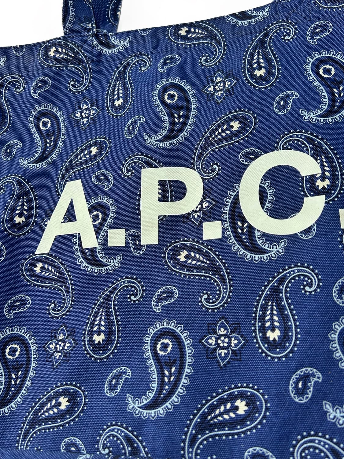 (Os) apc 아페쎄 페이즐리 토트백 상품이미지3