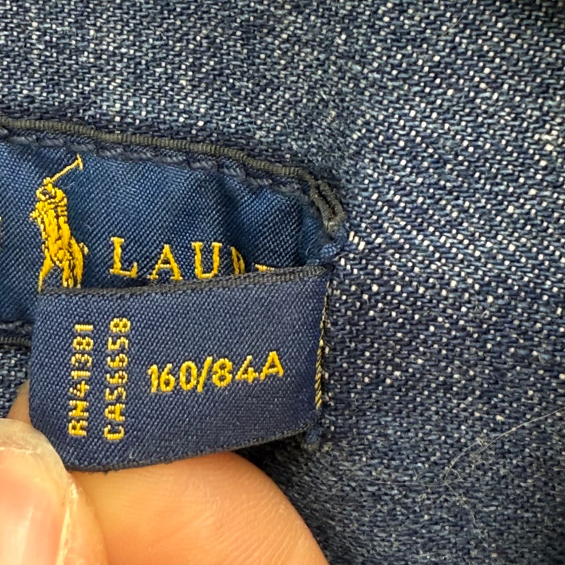 [S] 폴로 데님 셔츠원피스 상품이미지5