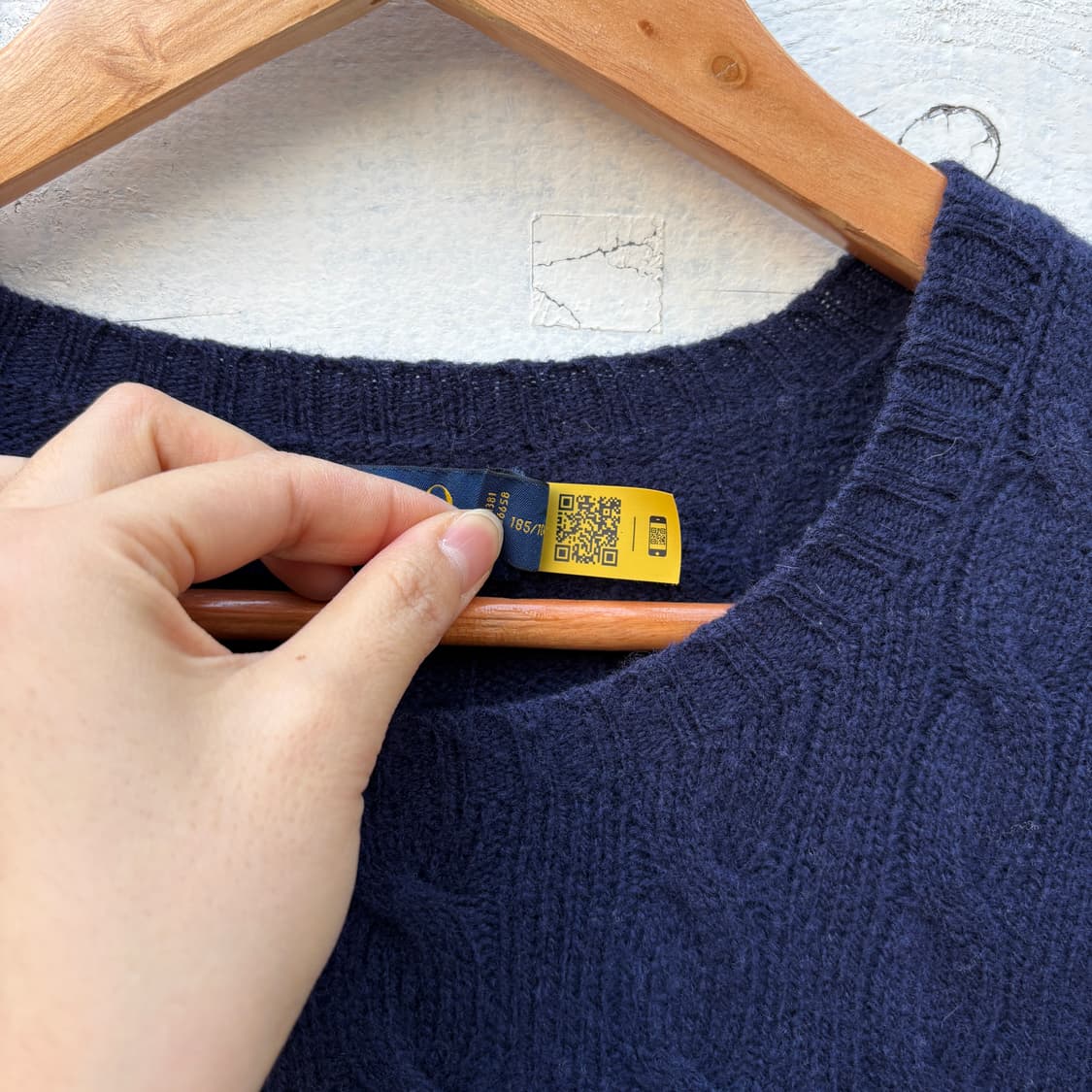 Polo 폴로 울 캐시미어 케이블 꽈배기 니트 상품이미지5