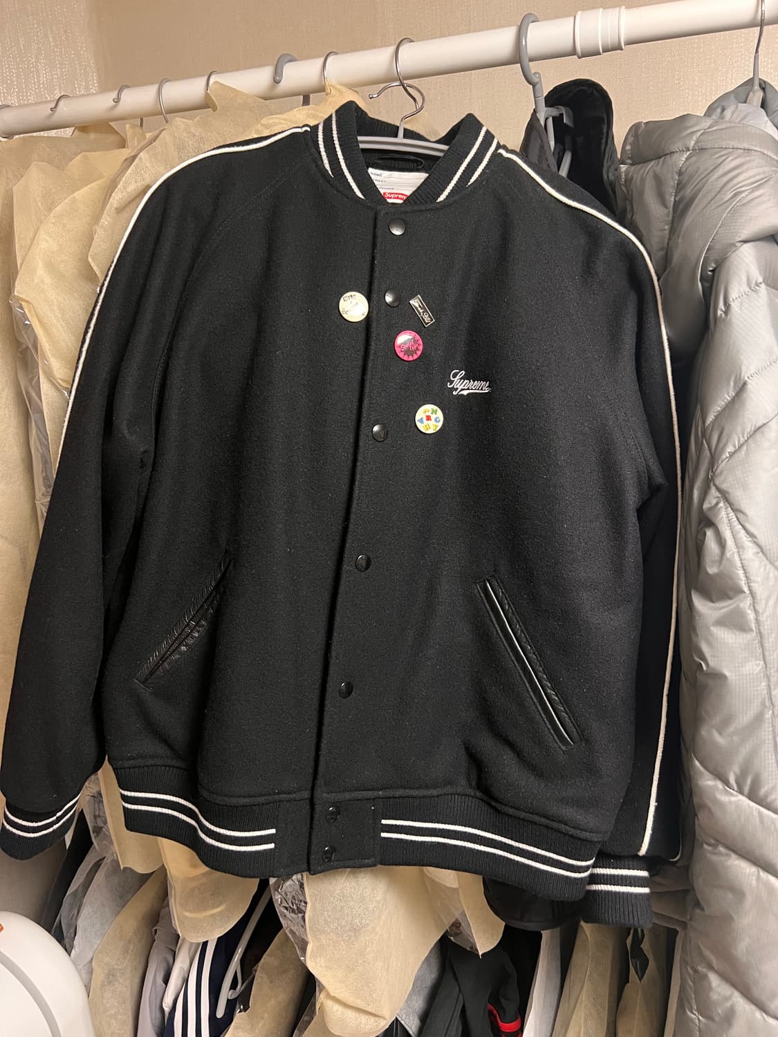 [L]슈프림 x 제이미 리드 이츠 올 볼록스 바시티 자켓 상품이미지1