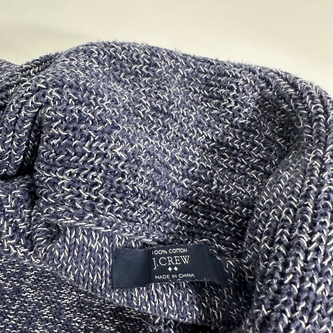 95 제이크루 JCREW 네이비 노버튼 숄카라 가디건 상품이미지4