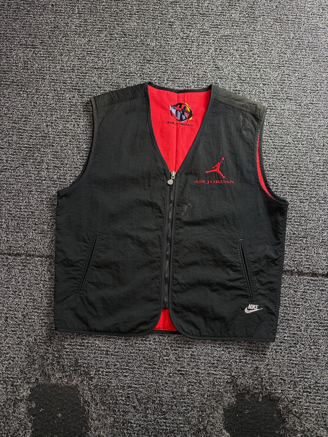 90s 나이키 에어조던 점프맨 빅로고 리버시블 베스트 3962 상품이미지2