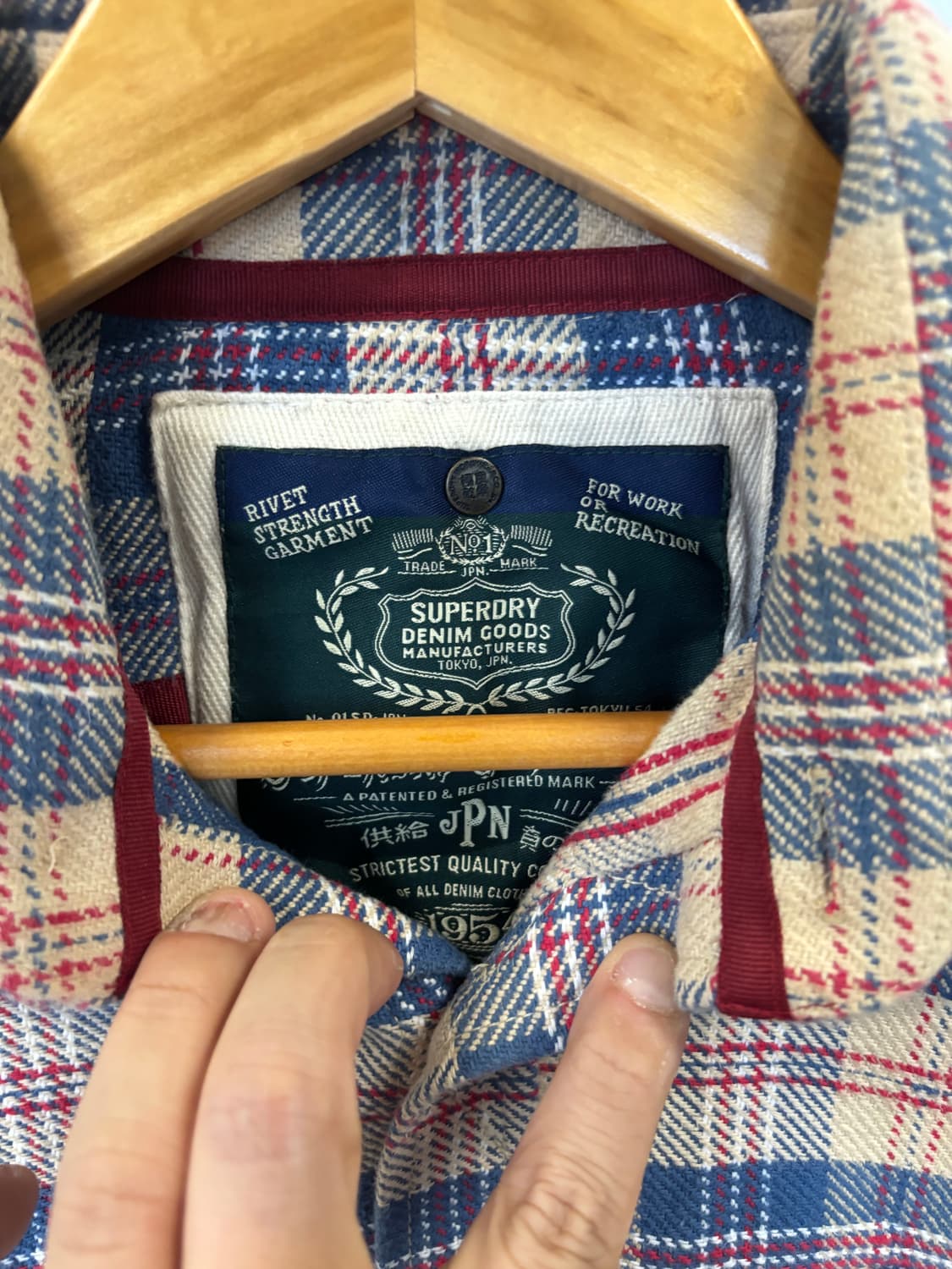 Superdry check shirt 상품이미지2