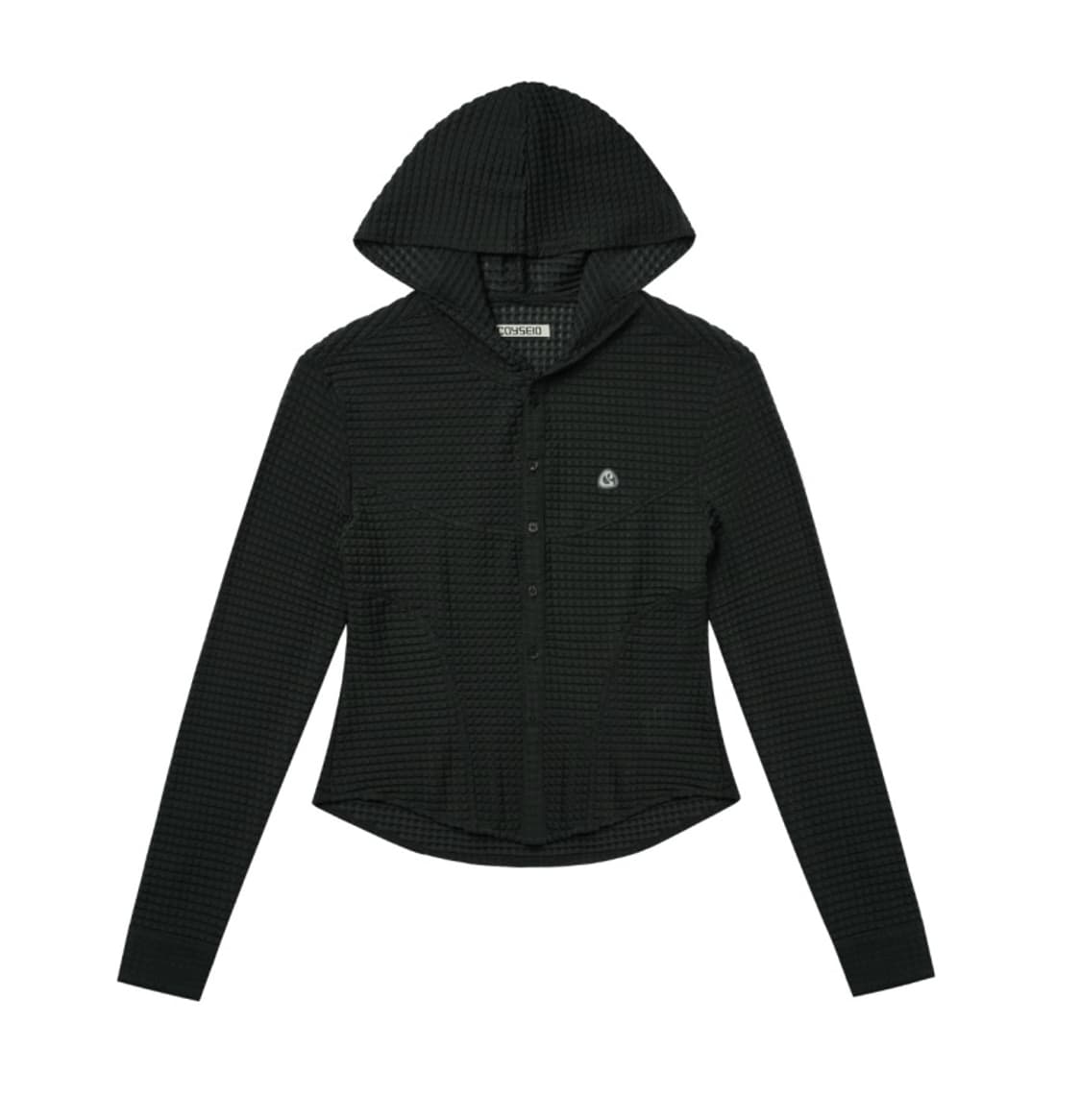 코이세이오 라운드 후디 셔츠 차콜 상품이미지1