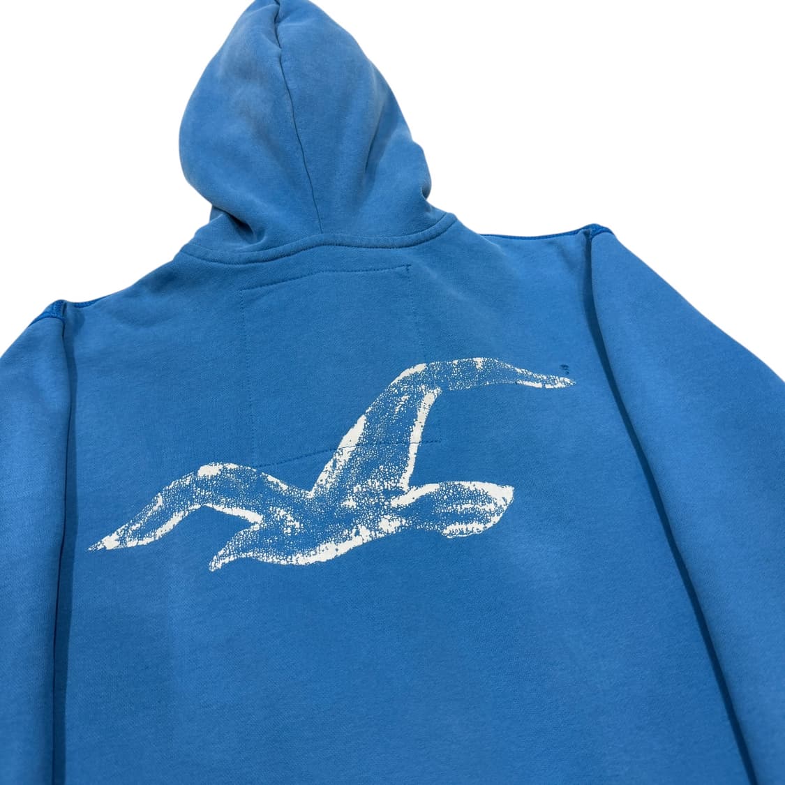 홀리스터 빈티지 Y2K 스펠로고 기모 후드집업 자켓 블루 L 상품이미지4