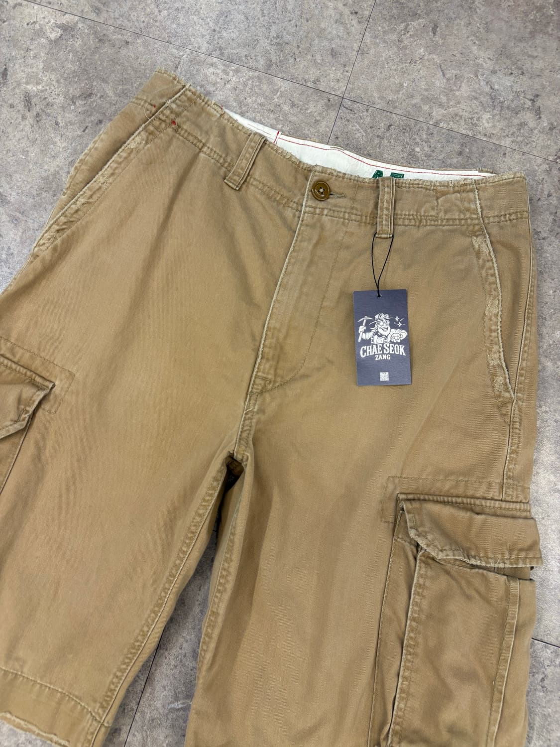 american eagle 베이지 카고 반바지 #csz213 상품이미지2