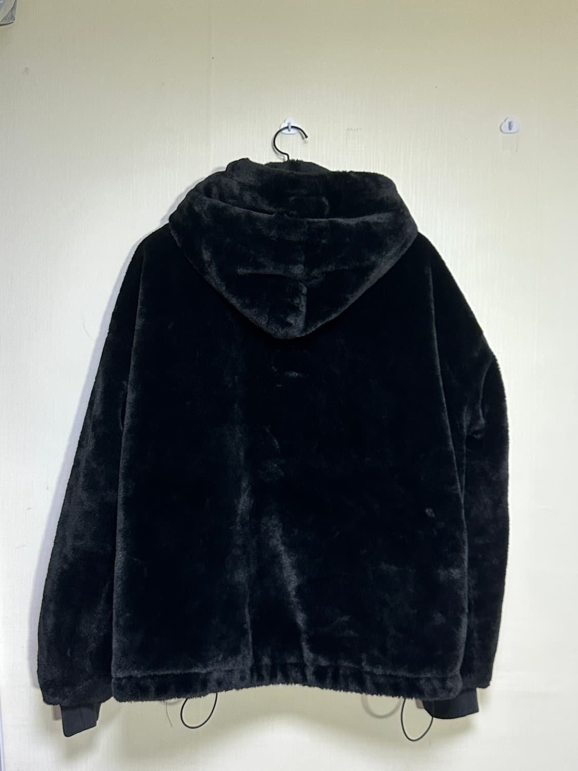 오버핏 시어링후드집업 털후드 110 상품이미지2