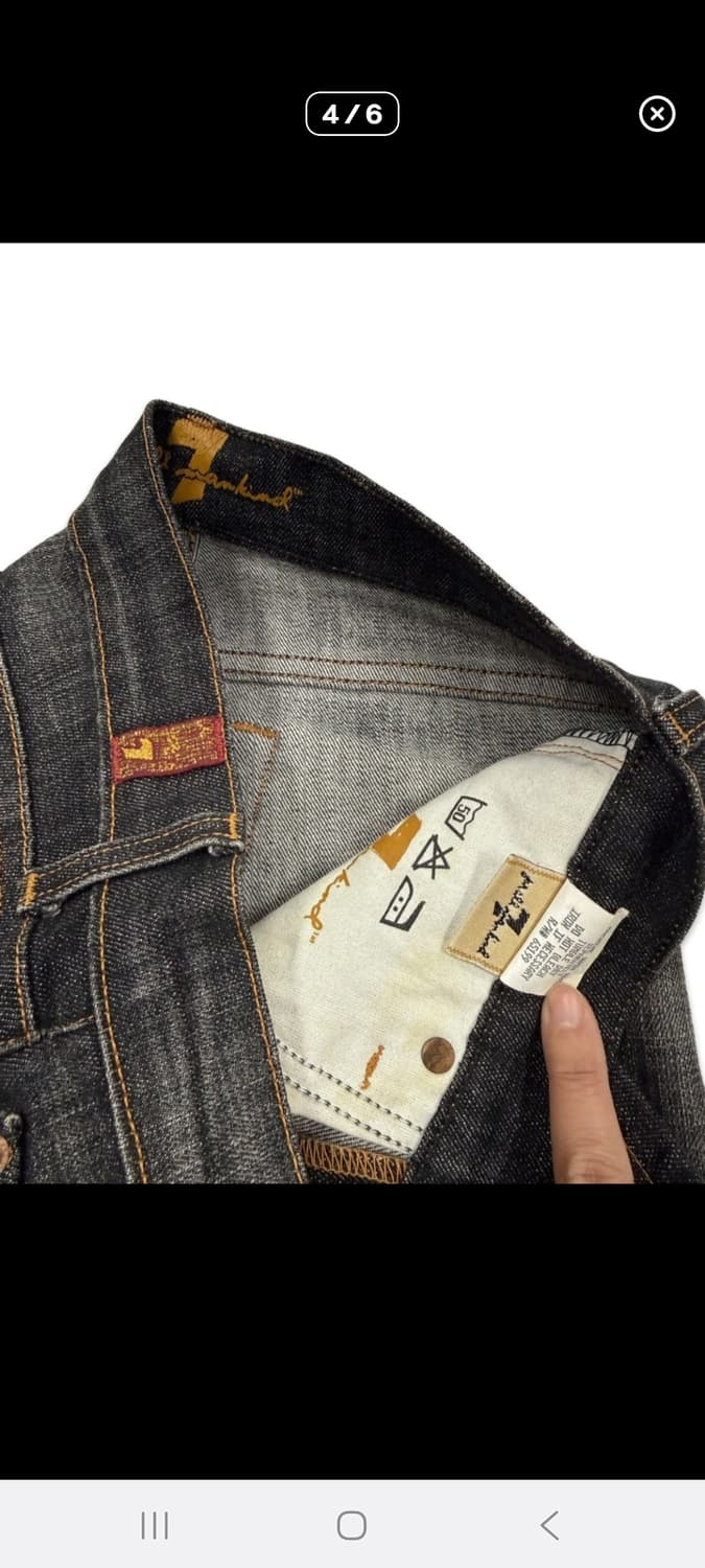 빈티지 7 for all mankind 로우라이즈 부츠컷 데님 팬츠 상품이미지4