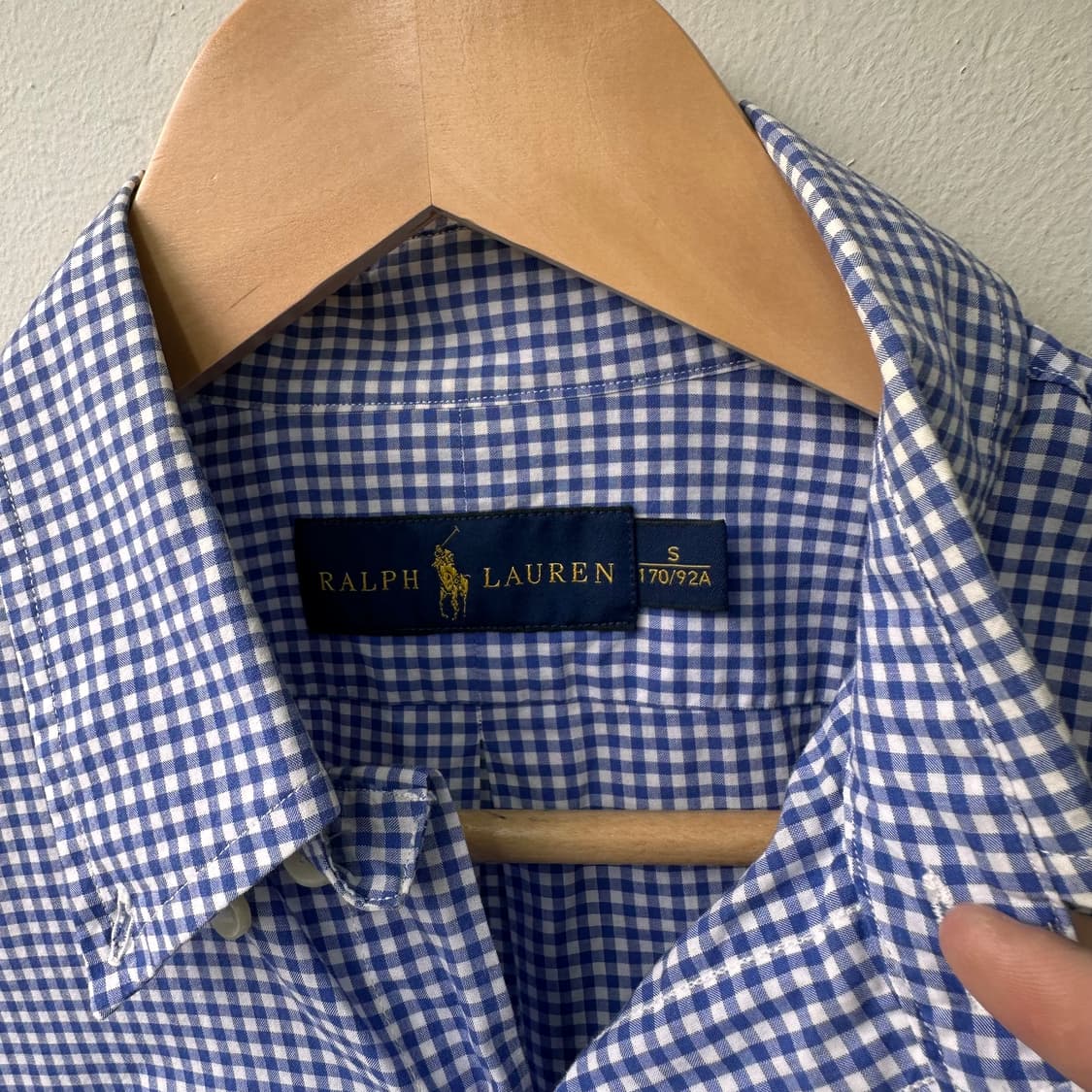 15264 - 폴로 랄프로렌 블루 체크 셔츠 상품이미지3