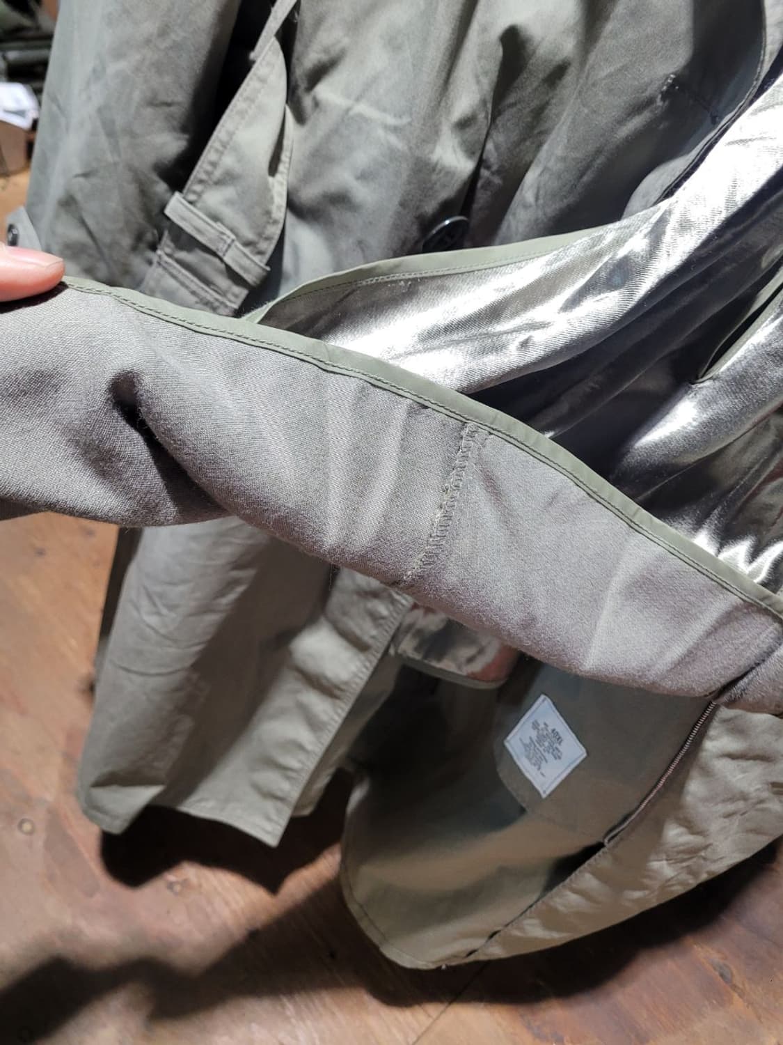 미 해병 트렌치 코트 상품이미지6