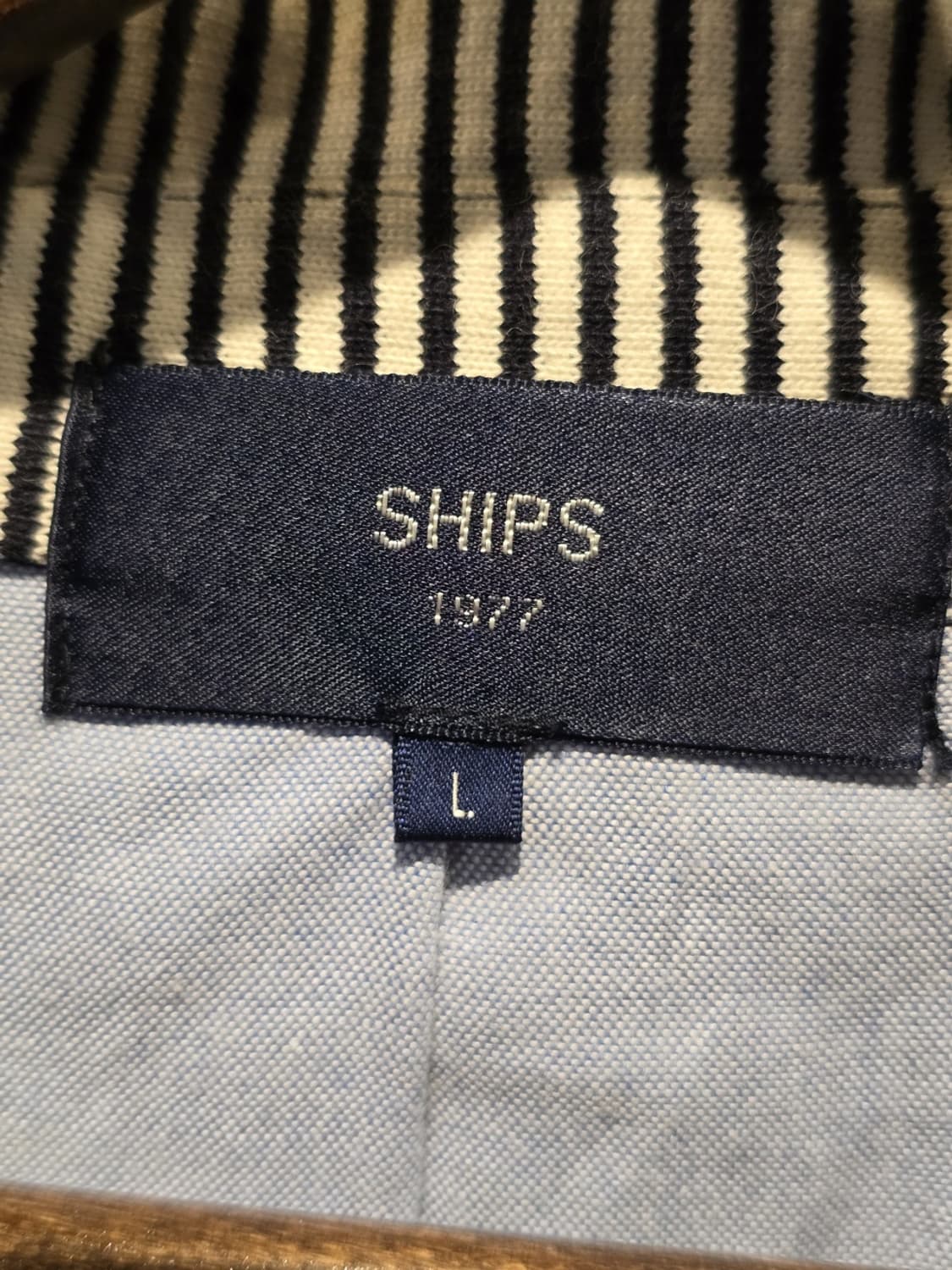 Ships Pinstripe Cotton Blazer 상품이미지4