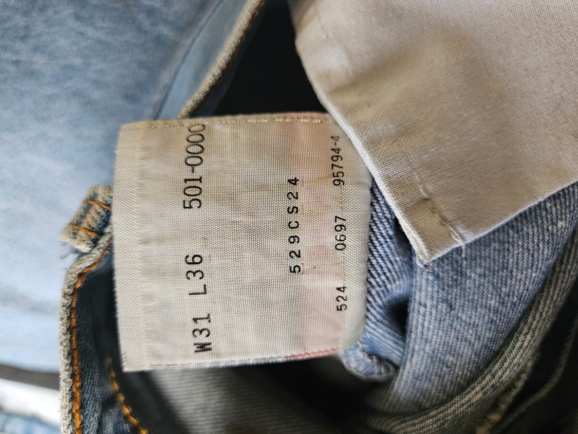90s levis 501 31x36 미제 리바이스 빈티지 상품이미지4