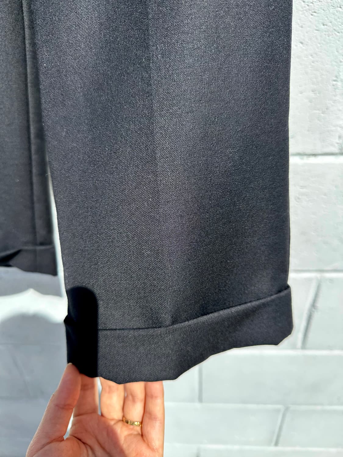 예거 블랙 카브라 슬랙스 상품이미지4