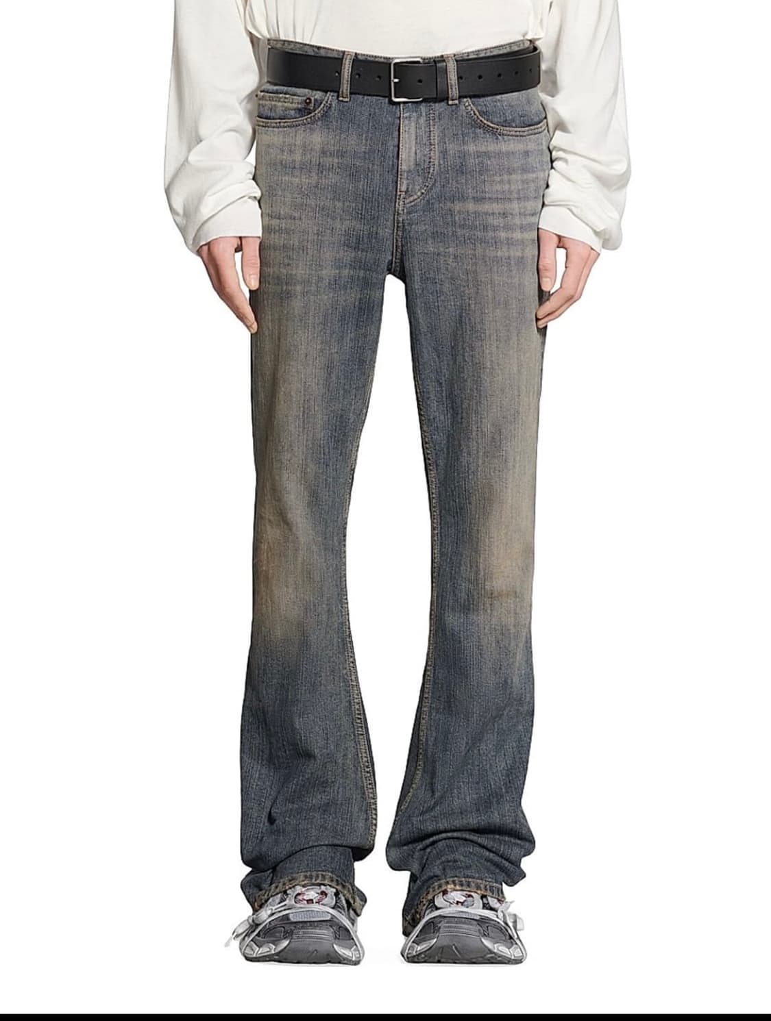 발렌시아가 부츠컷 라이트블루 상품이미지1