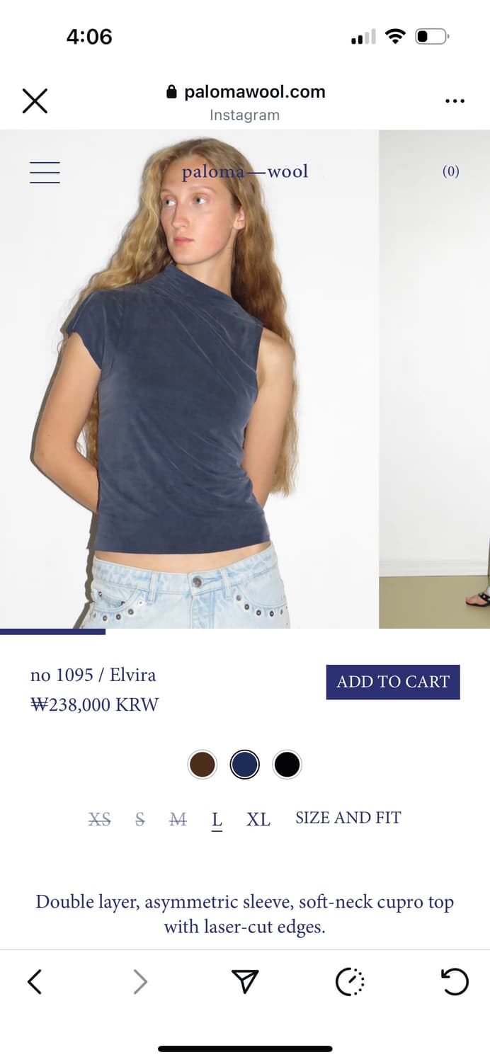 paloma wool top S 상품이미지1