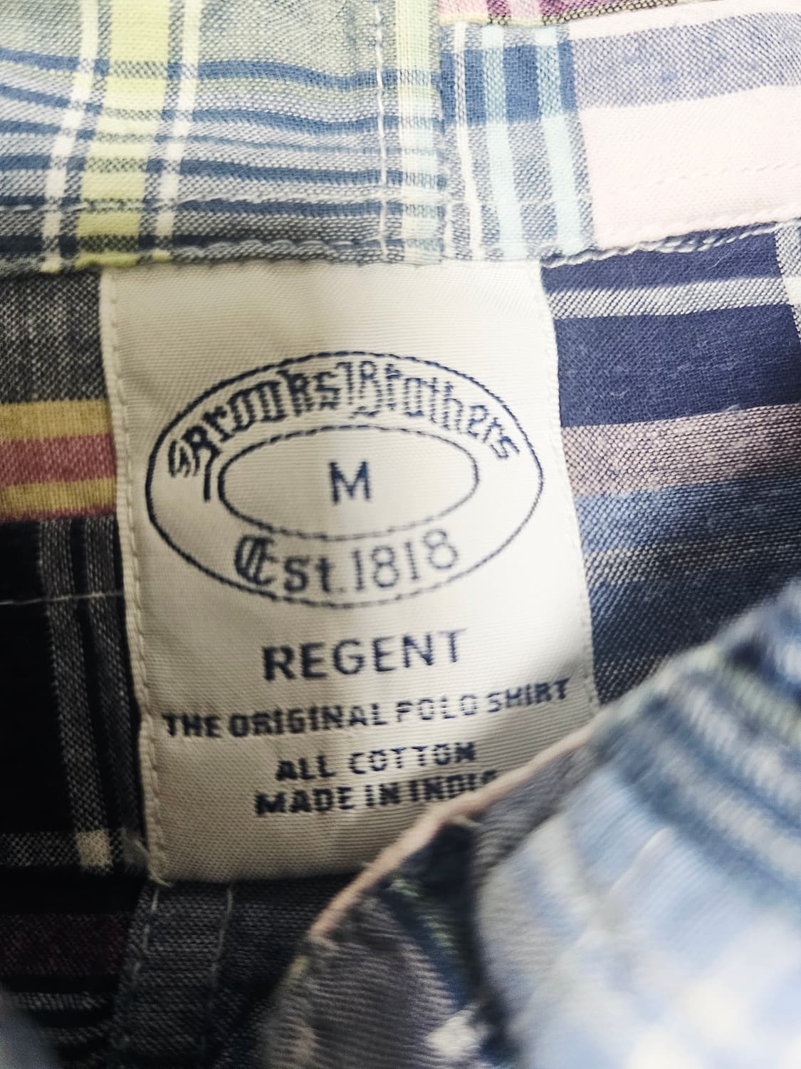 브룩스브라더스 패치워크 셔츠 상품이미지3