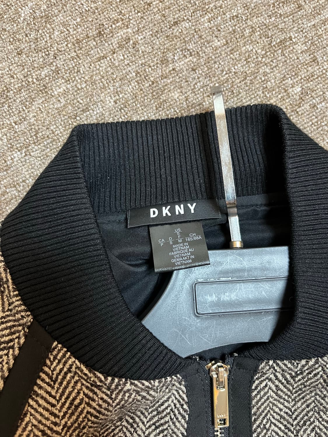 DKNY Herringbone wool blend jacket 상품이미지4