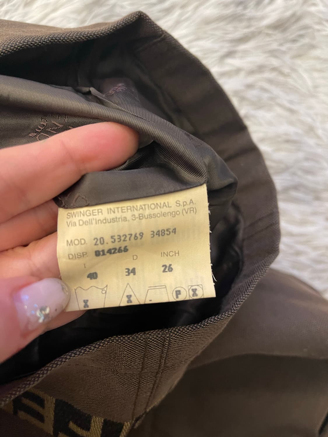 펜디 빈티지 브라운 여성 자켓 상품이미지5