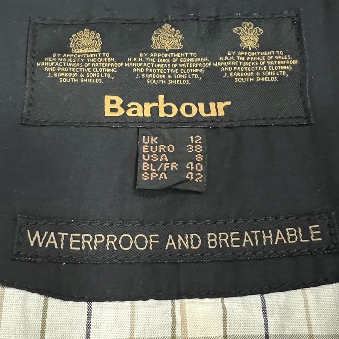 바버 워터프루프 후드 자켓 v0758 상품이미지7