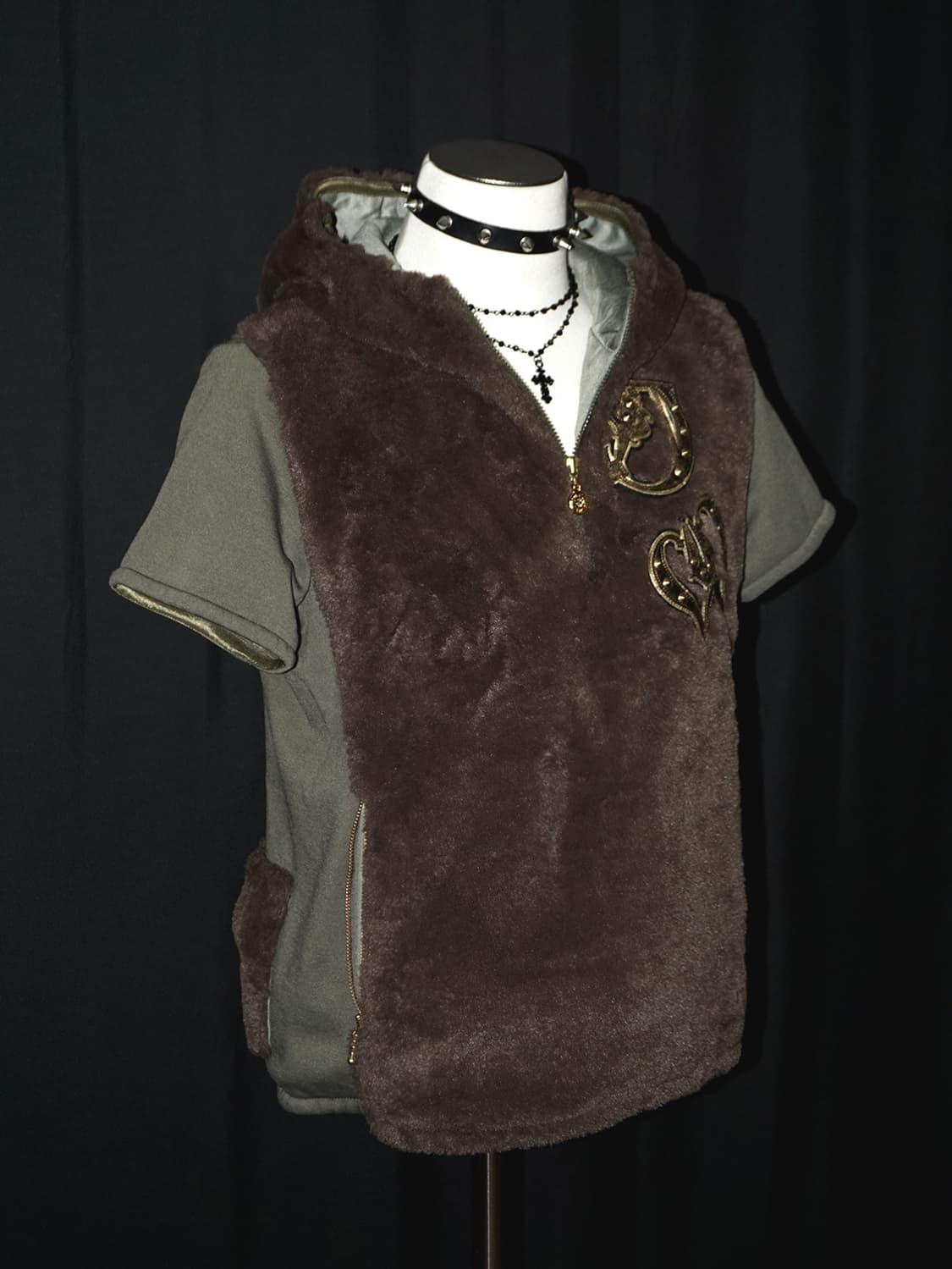 (dance with dragon) punk fur hood 상품이미지2