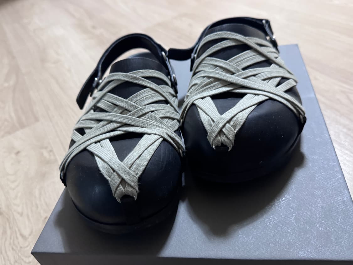 릭 오웬스 할리우드 메가레이스드 뮬 블랙 43 상품이미지3