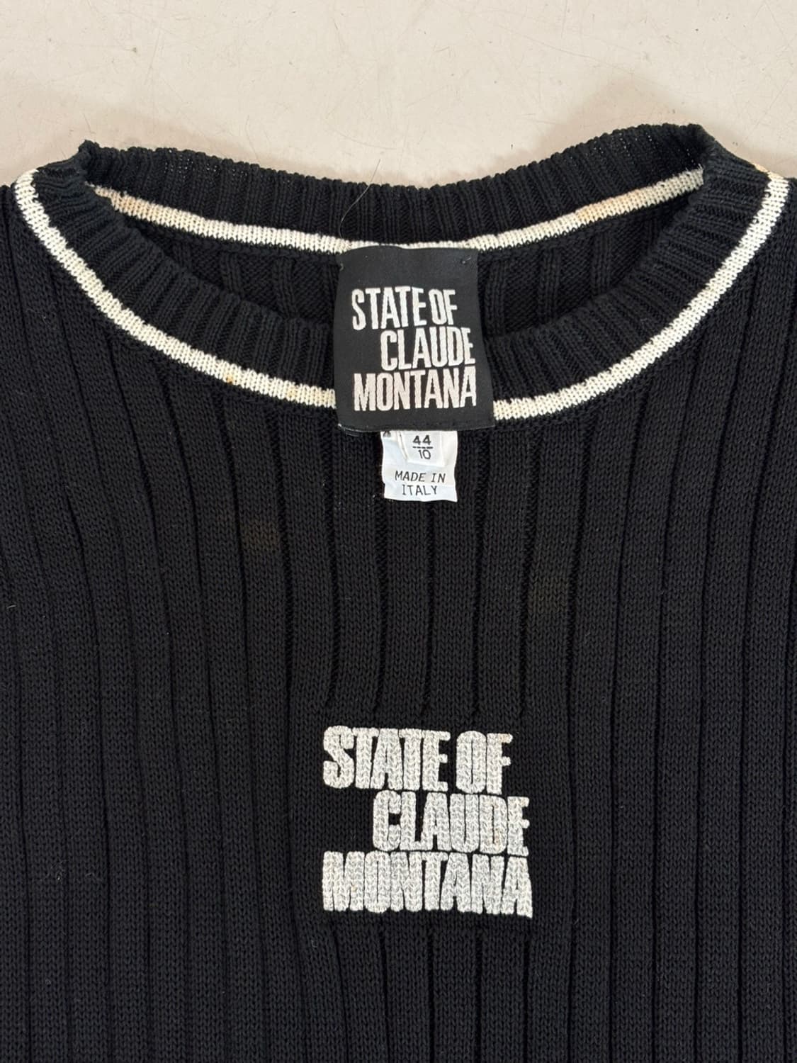 Vintage State Of claude Montana Knit 상품이미지4