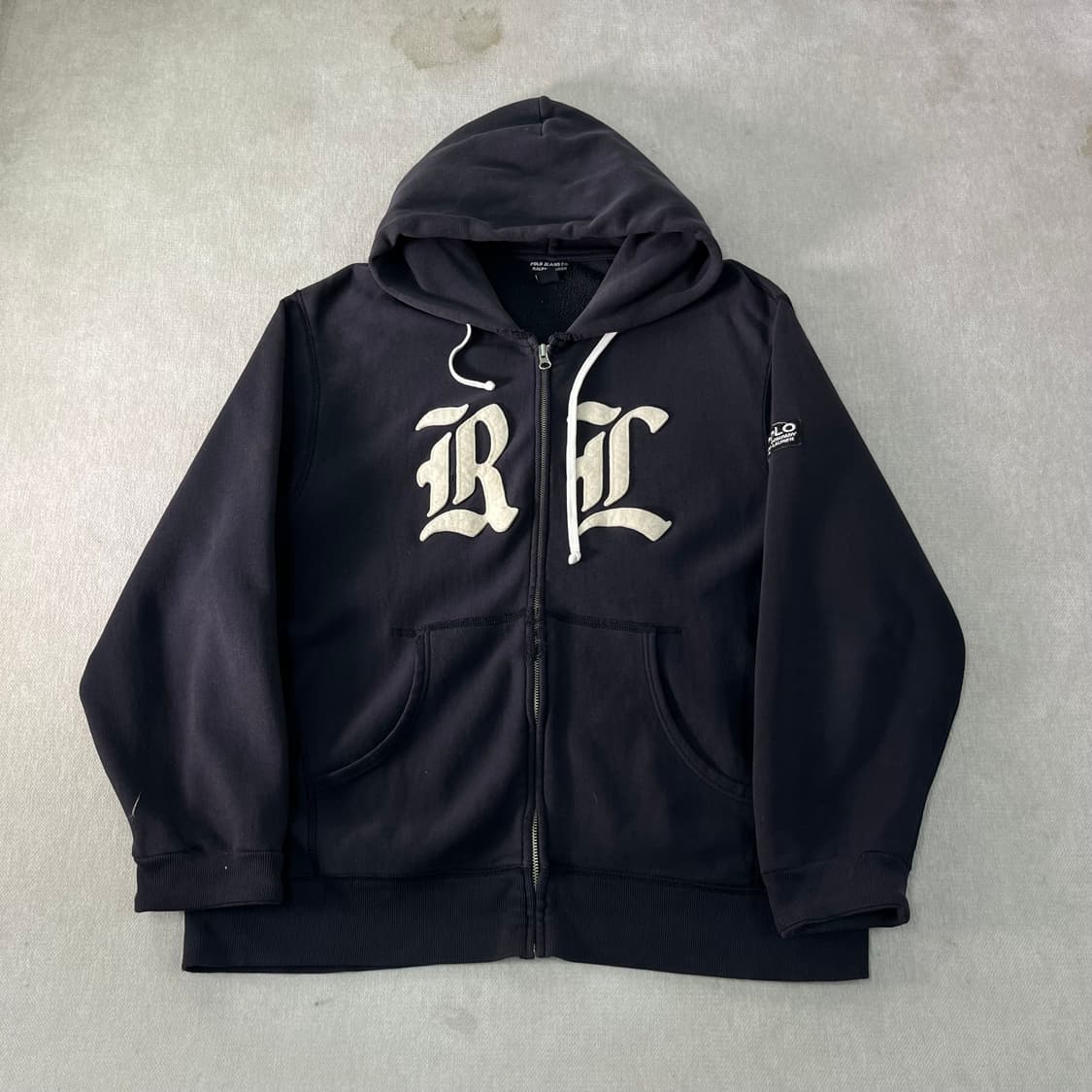 105 폴로랄프로렌 진스 자수로고 후드집업 상품이미지1