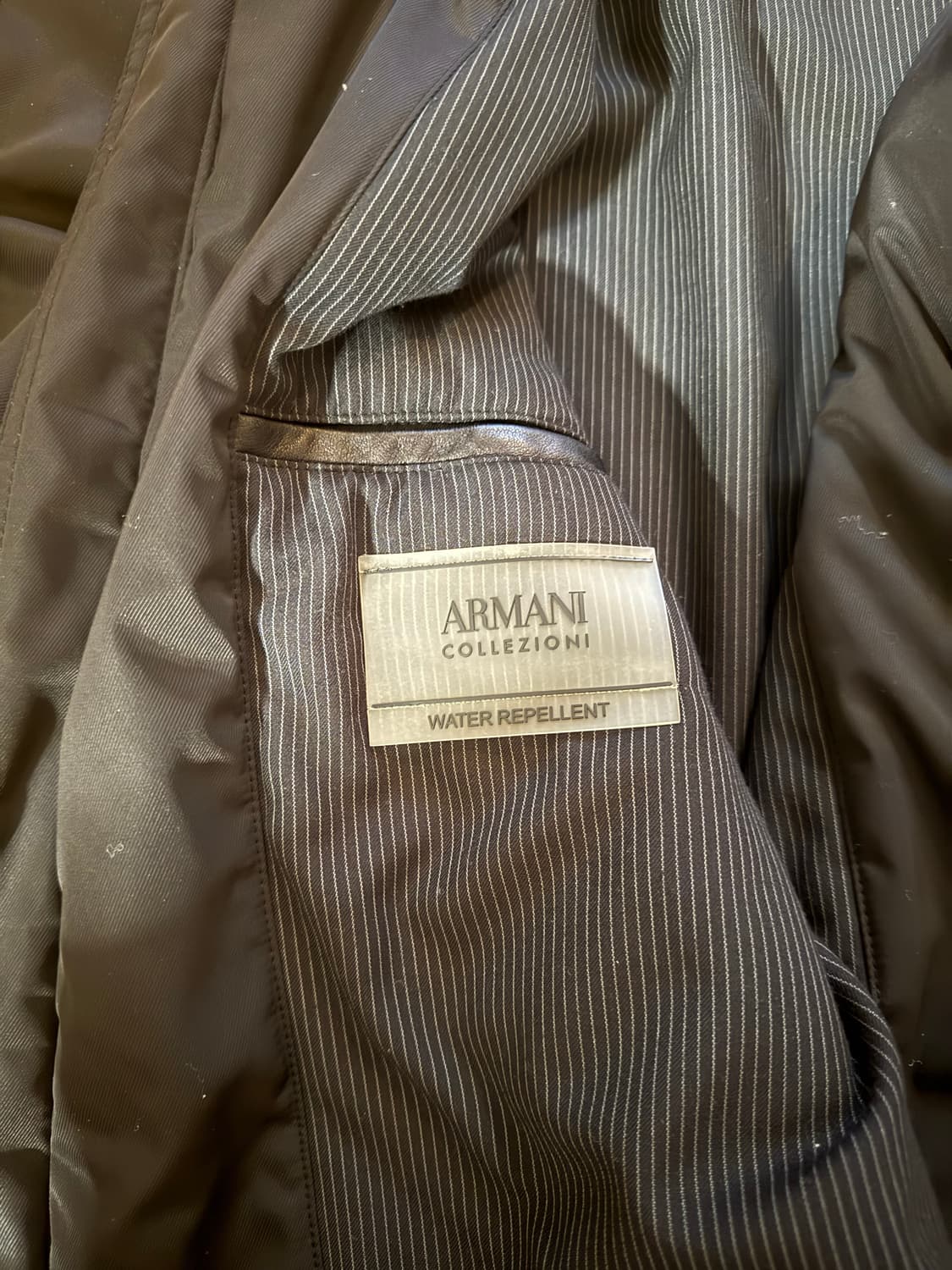 armani 아르마니 블랙 나일론 자켓 52 상품이미지3