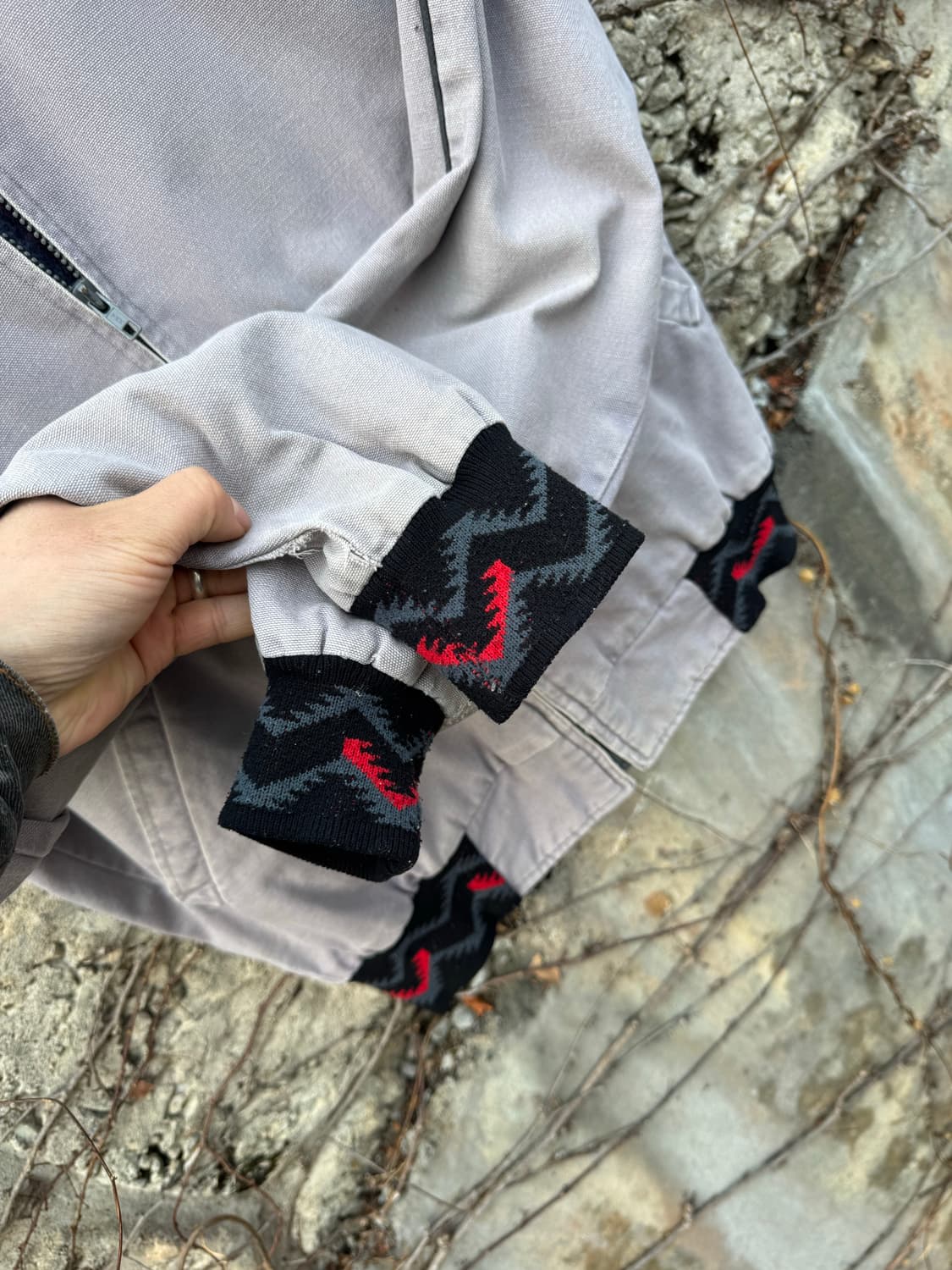 90s 밀러 usa 빈티지 아즈텍 패턴 블랭킷 안감 산타페 워크 자켓 상품이미지5